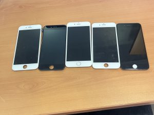 Lote 5 Pantallas iPhone 6 (Blancas y Negras)